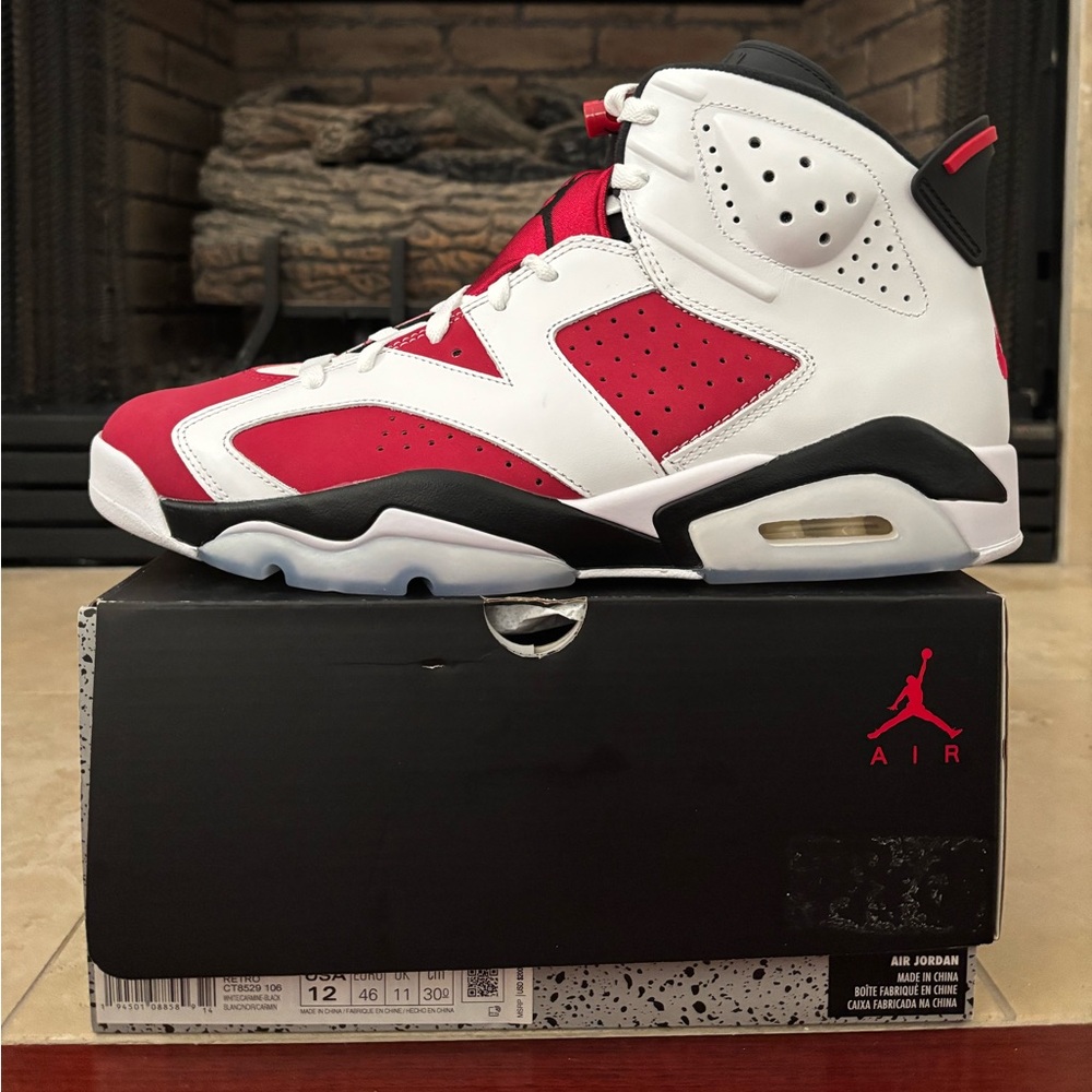 Air Jordan 6 Carmine Sz 12